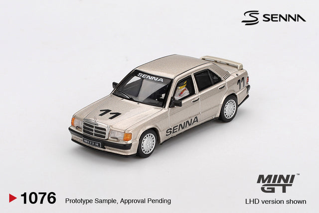 Mini GT – Mercedes Benz 190E No.11 Ayrton Senna 84 collectible model - MGT01076-L