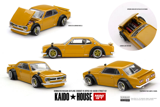 Kaido House – Nissan Skyline 2000 GT-R (KPGC10) collectible model - KHMG228