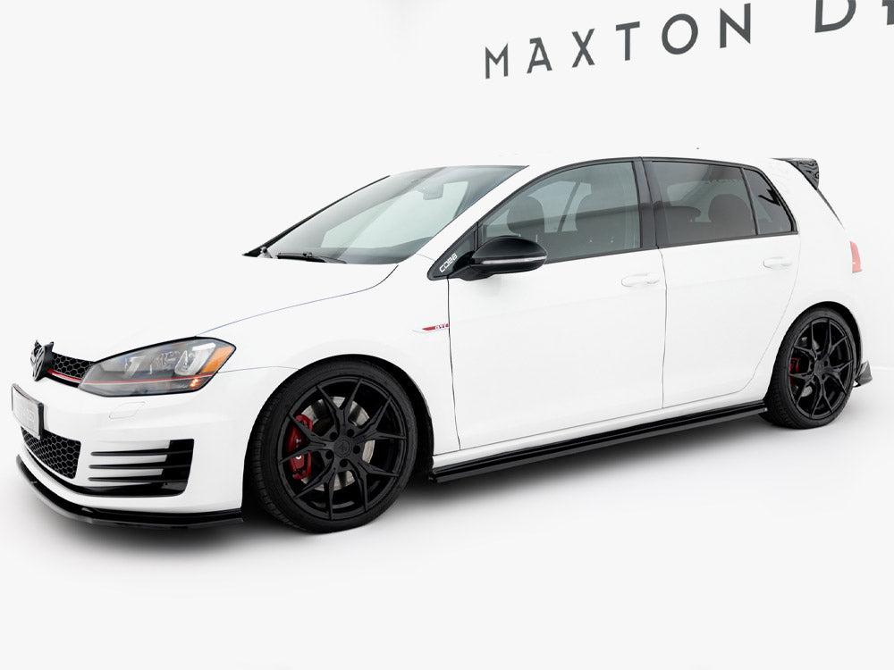 MAXTON DESIGN SIDE SKIRT DIFFUSERS V.2 VW GOLF GTI/GTD MK7/MK7 FACELIFT NARROW