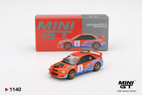 Mini GT – Subaru Impreza WRC97 1999 DRM Champ collectible model - MGT01140-L