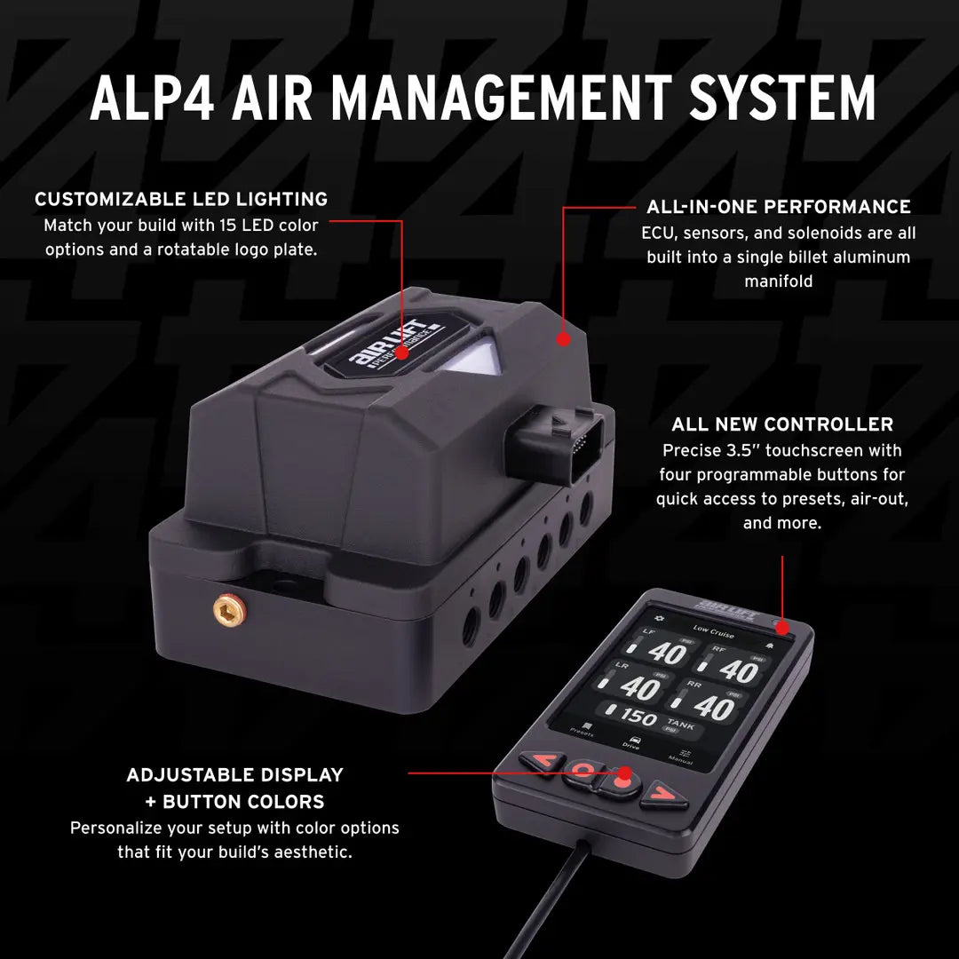 Airlift Performance ALP4 Air Management, 3/8 Air Line (No Tank, No Compressor) – product view 5
