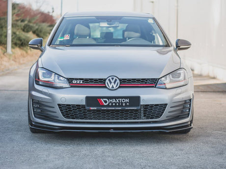 MAXTON DESIGN FRONT SPLITTER V.2 VW GOLF 7 GTI / GTD