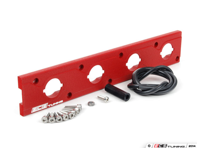 ECS Tuning 2.0T Coil Pack Adapter Plate Wrinkle Red - ES2794949