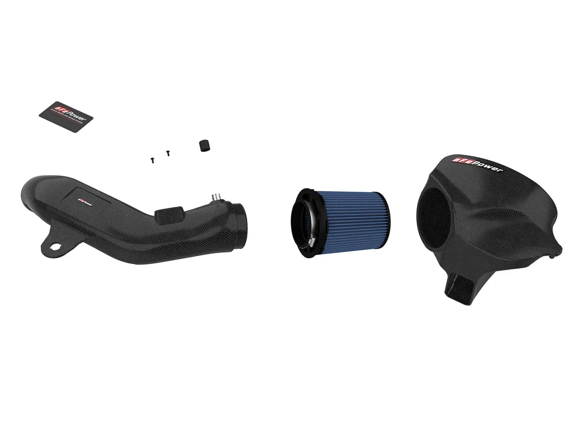 AFE BLACK SERIES MOMENTUM CARBON FIBER COLD AIR INTAKE SYSTEM W/ PRO 5R FILTER BMW F87 M2