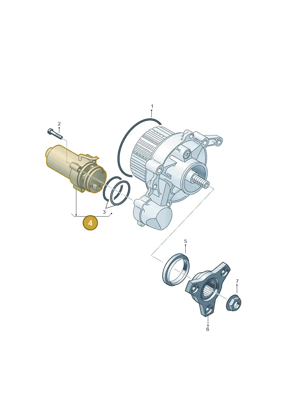 OEM Volkswagen Differential Oil Pump – Mk8