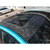 PET forged black Carbon fiber vinyl