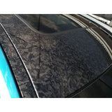 PET forged black Carbon fiber vinyl