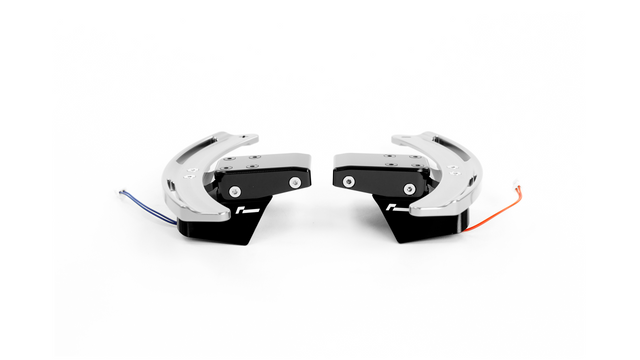 Racingline Magnetic Gearshift Paddles / MQBE /VW / Titanium - VWR490002 - view 2