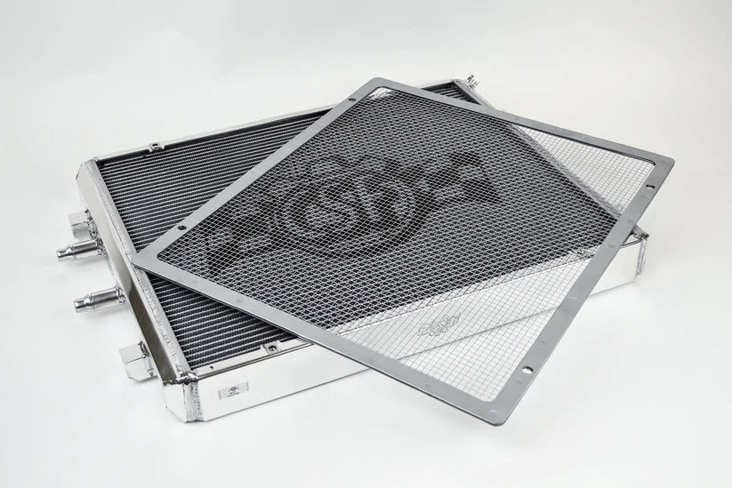 CSF BMW F8X M3/M4 Front Mount Heat Exchanger w/ rock guard – Silver - csf8075