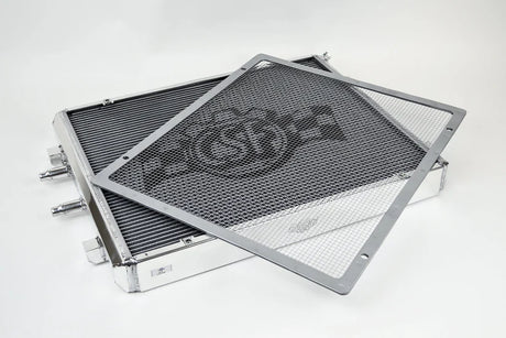 CSF BMW F8X M3/M4 Front Mount Heat Exchanger w/ rock guard – Silver - csf8075