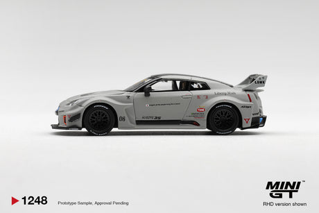 Mini GT – Nissan GT 35GT-RR Ver1 Matt Grey – product view 2