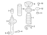 OEM Volkswagen MQB Strut Mount kit