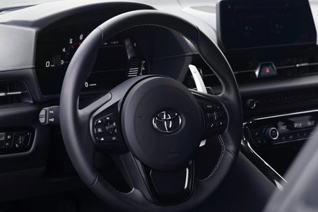 Toyota GR Supra 2020 A90 BLACKLINE Spec Billet Paddle Shifter Set SILVER