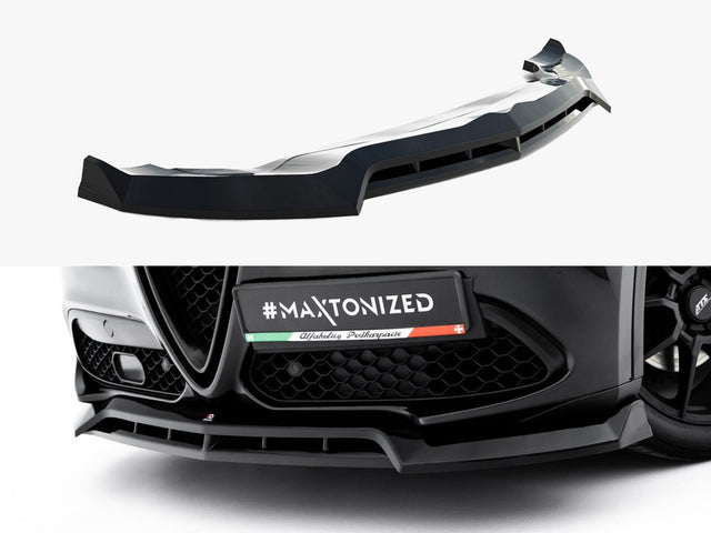 MAXTON DESIGN FRONT SPLITTER V.3 ALFA ROMEO STELVIO MK1 — photo 1