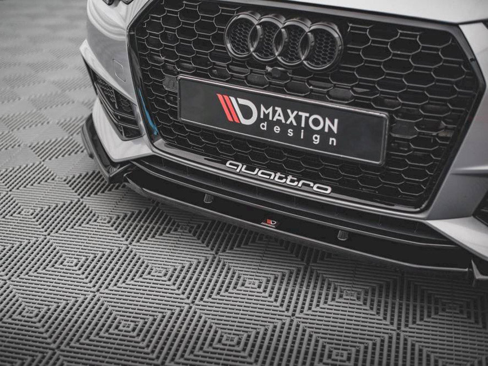 MAXTON DESIGN AUDI A4 S4 B9 FRONT SPLITTER V.3 — photo 2
