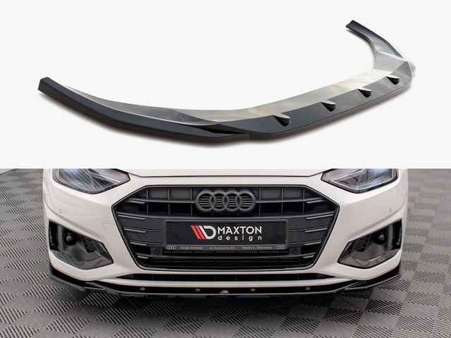 MAXTON DESIGN FRONT SPLITTER V.2 AUDI A4 B9 FACELIFT — photo 1