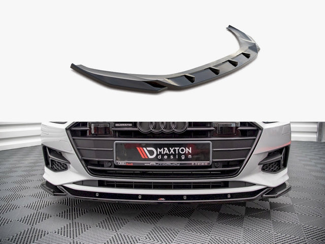 MAXTON DESIGN AUDI A7 C8 FRONT SPLITTER V.1 — photo 1