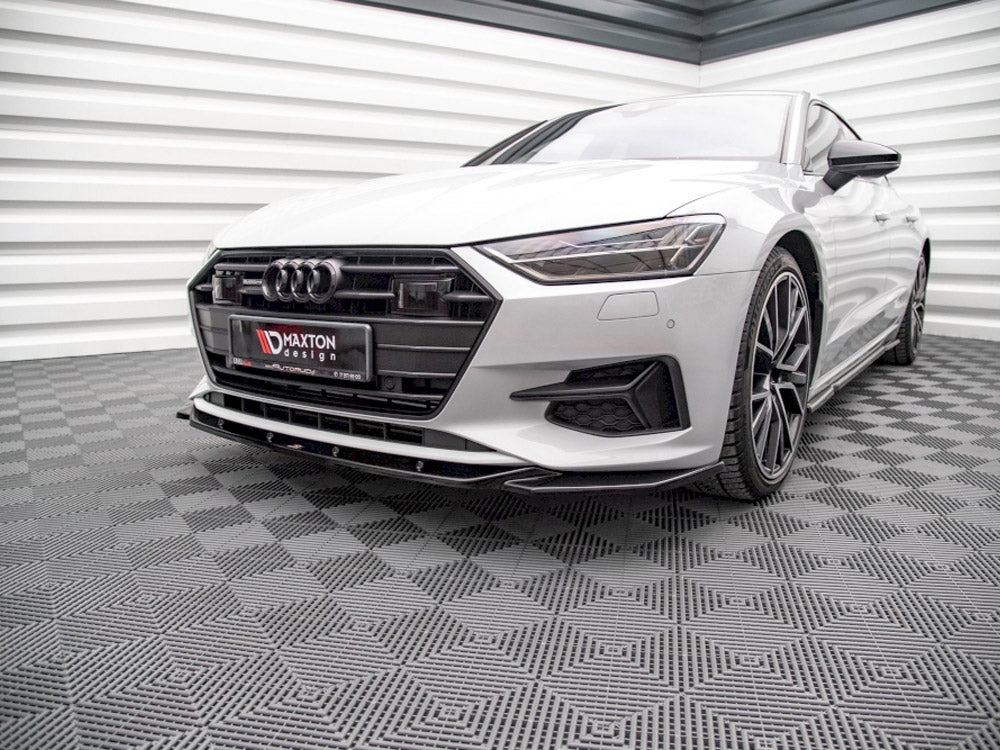 MAXTON DESIGN AUDI A7 C8 FRONT SPLITTER V.1 — photo 2