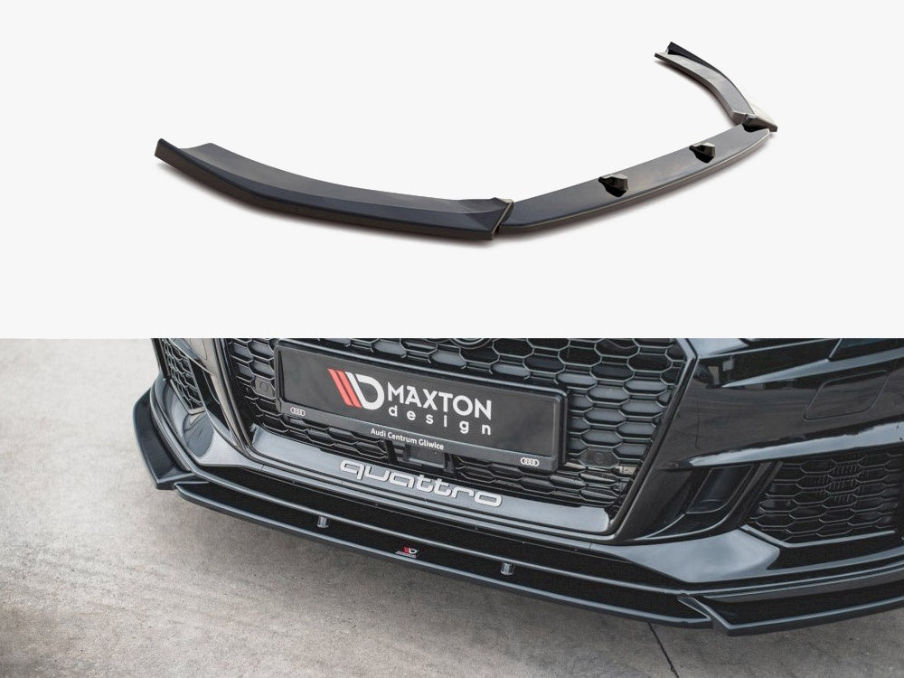 MAXTON DESIGN FRONT SPLITTER V.4 AUDI RS3 8V FACELIFT (2017-) — photo 1