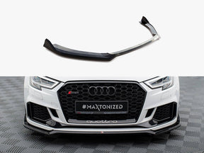 MAXTON DESIGN FRONT SPLITTER V.4 AUDI RS3 SEDAN 8V FACELIFT — photo 1