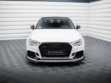 MAXTON DESIGN FRONT SPLITTER V.4 AUDI RS3 SEDAN 8V FACELIFT — photo 3