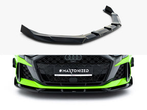 MAXTON DESIGN FRONT SPLITTER V.3 AUDI RS3 8Y FACELIFT — photo 1