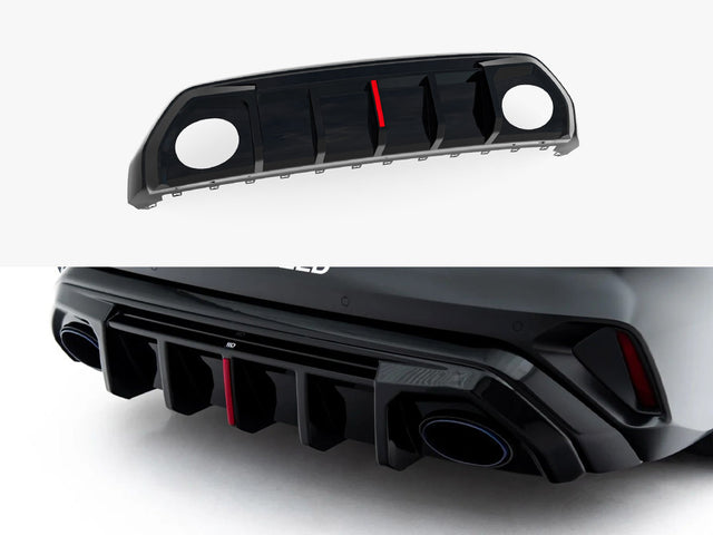Maxton Design Rear Valance – Audi 8YF RS3 Sportback (Original Reflector)