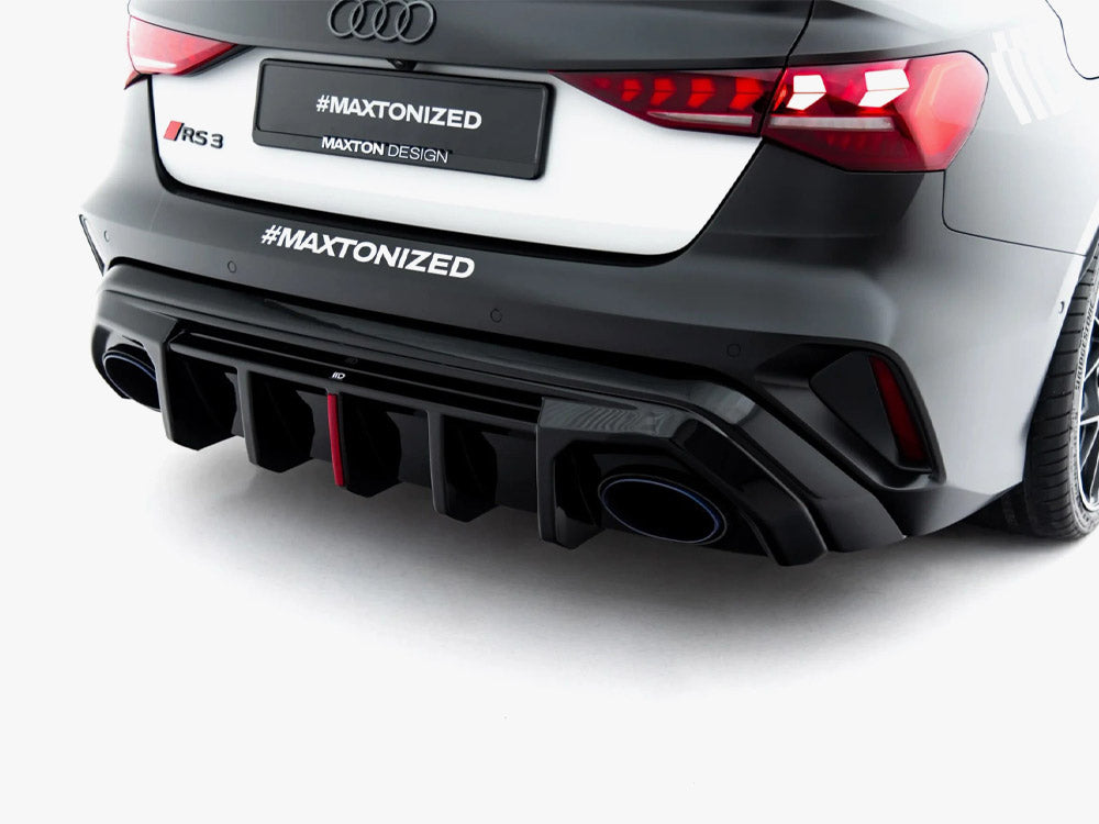 Maxton Design Rear Valance – Audi 8YF RS3 Sportback (Original Reflector) – product view 4