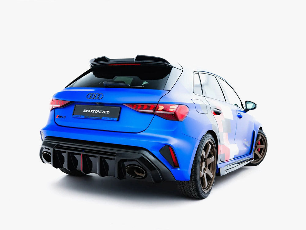 Maxton Design Rear Valance – Audi 8YF RS3 Sportback (Original Reflector) – product view 2
