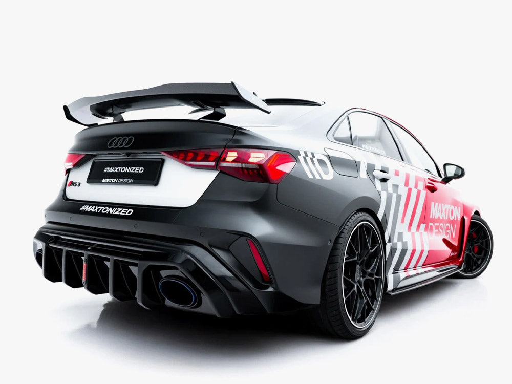 MAXTON DESIGN REAR VALANCE WITH LED AUDI RS3 SEDAN 8Y FACELIFT — photo 2