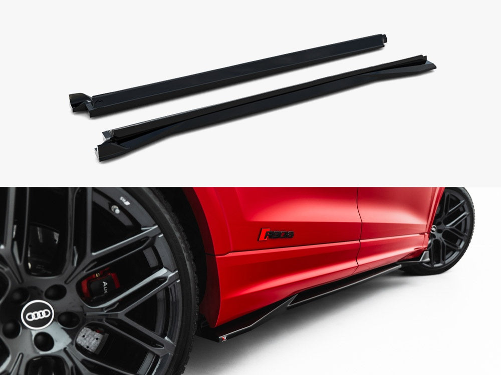 MAXTON DESIGN SIDE SKIRT DIFFUSERS AUDI RS Q8 MK1 FACELIFT — photo 1