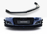 MAXTON DESIGN FRONT SPLITTER AUDI S5 / A5 S LINE COUPE F5 — photo 1
