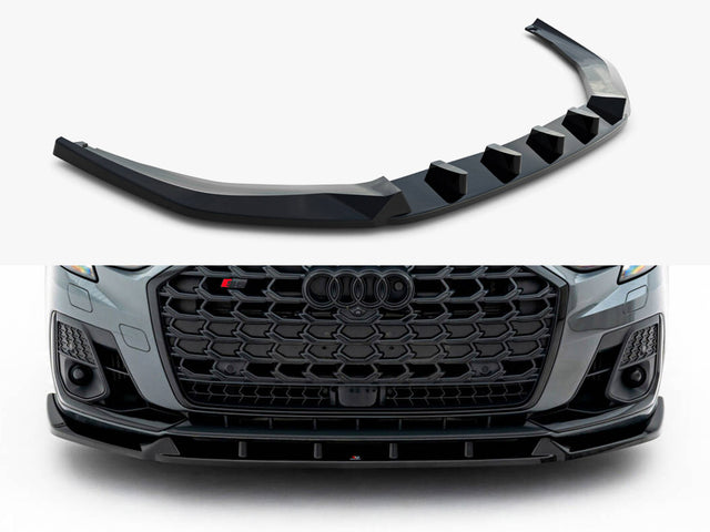 MAXTON DESIGN FRONT SPLITTER V2 AUDI S8 / A8 S LINE D5 FACELIFT — photo 1