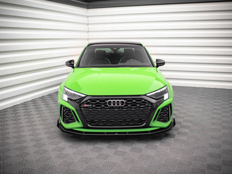 MAXTON DESIGN STREET PRO FRONT SPLITTER V.1 + FLAPS AUDI RS3 8Y — photo 3