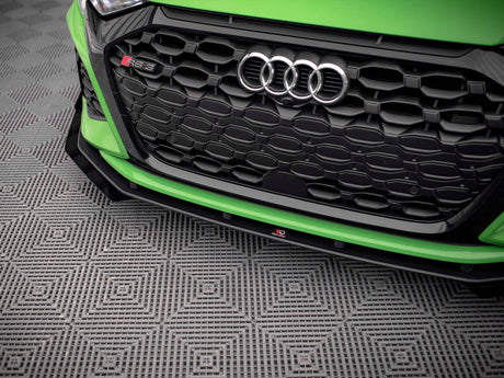 MAXTON DESIGN STREET PRO FRONT SPLITTER V.1 + FLAPS AUDI RS3 8Y — photo 4