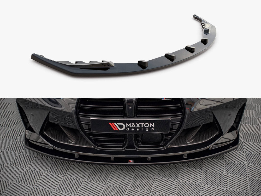 MAXTON DESIGN FRONT SPLITTER V.1 BMW M4 G82 / M3 G80 (2021-) — photo 1