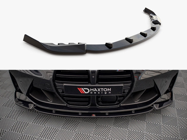 MAXTON DESIGN FRONT SPLITTER V.3 BMW M4 G82 / M3 G80 (2021-) — photo 1