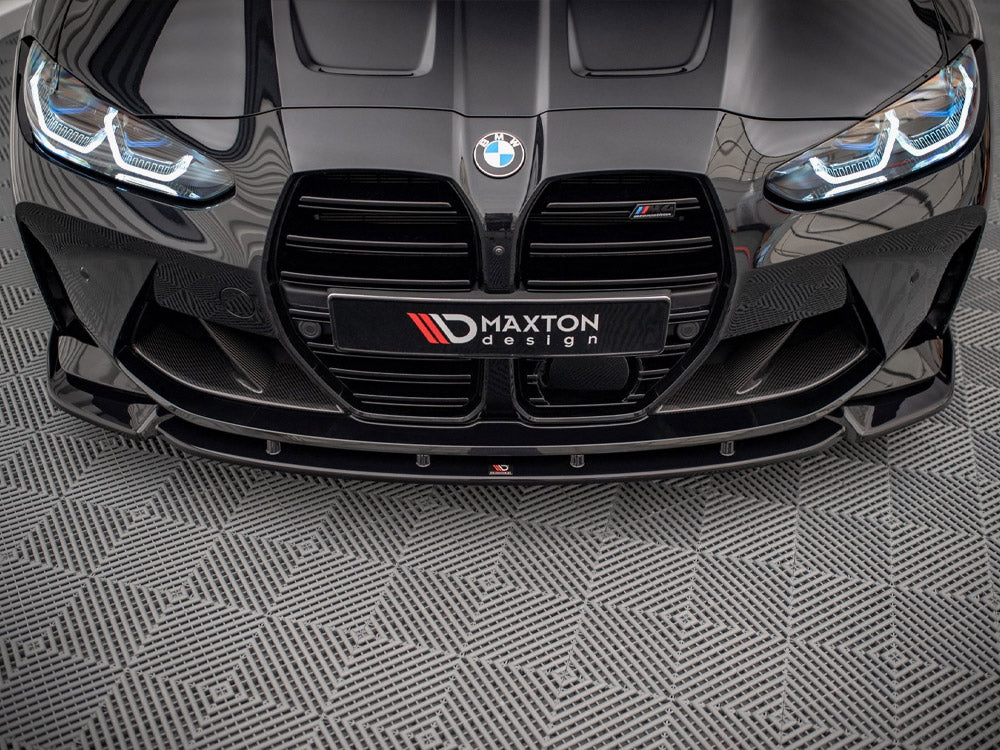 MAXTON DESIGN FRONT SPLITTER V.3 BMW M4 G82 / M3 G80 (2021-) — photo 3