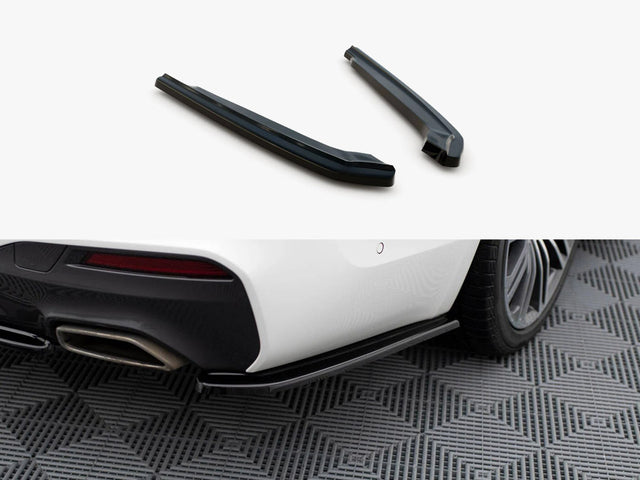 MAXTON DESIGN REAR SIDE SPLITTERS BMW 5 G30 / G31 M SPORT — photo 1