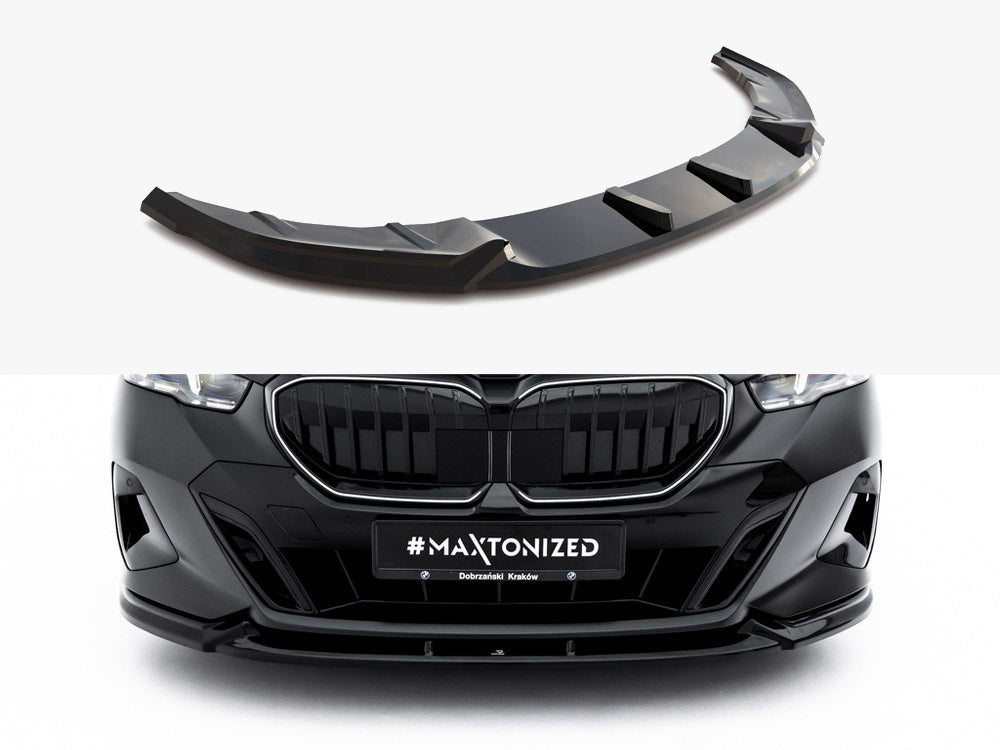 MAXTON DESIGN FRONT SPLITTER V.1 BMW 5 / i5 M-PACK G60 / G61 — photo 1