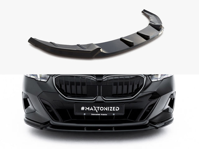 MAXTON DESIGN FRONT SPLITTER V.1 BMW 5 / i5 M-PACK G60 / G61 — photo 1