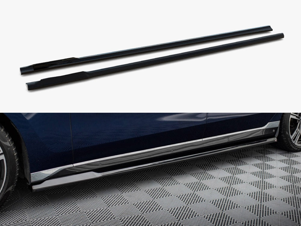 MAXTON DESIGN SIDE SKIRT DIFFUSERS BMW 750E M-PACK G70 — photo 1