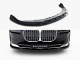 MAXTON DESIGN FRONT SPLITTER V1 BMW 7 G70 — photo 1