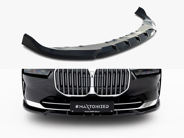 MAXTON DESIGN FRONT SPLITTER V1 BMW 7 G70 — photo 1