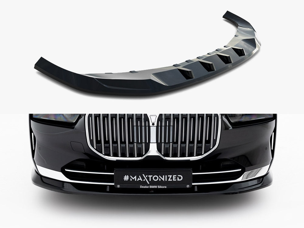 MAXTON DESIGN FRONT SPLITTER V2 BMW 7 G70 — photo 1