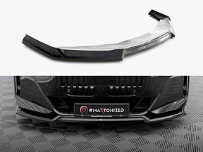 MAXTON DESIGN FRONT SPLITTER V3 BMW 7 M-PACK / M760E / I7 M-PACK G70 — photo 1