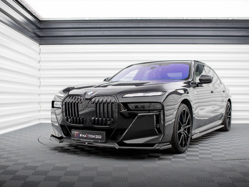 MAXTON DESIGN FRONT SPLITTER V3 BMW 7 M-PACK / M760E / I7 M-PACK G70 — photo 2