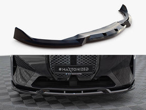 MAXTON DESIGN FRONT SPLITTER V.1 BMW iX M-PACK I20 — photo 1