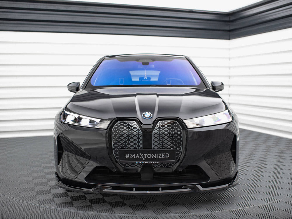 MAXTON DESIGN FRONT SPLITTER V.1 BMW iX M-PACK I20 — photo 3