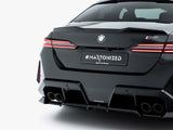 MAXTON DESIGN REAR SPLITTER VERTICAL BARS BMW M5 SEDAN TOURING G90 — photo 7